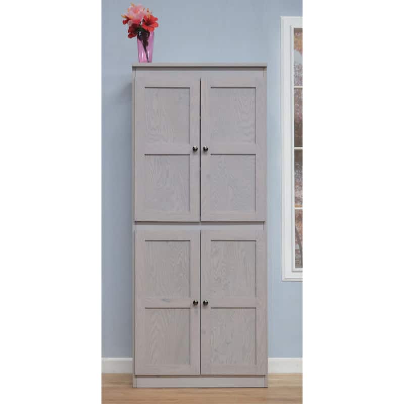 Concepts in Wood Storage Cabinet, 72 inch with 5 Shelves