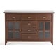 preview thumbnail 3 of 78, WYNDENHALL Stratford Solid Wood Transitional Sideboard Buffet - 54 inch Wide