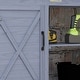 preview thumbnail 17 of 16, Outsunny Wooden Potting Bench, Outdoor Potting Table with Storage Cabinet, Storage Shelves, Aluminum Table Top