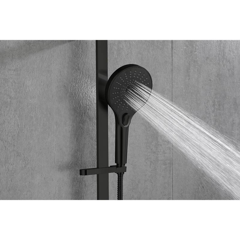 Handheld Shower with 28-Inch Slide Bar and 59-Inch Hose