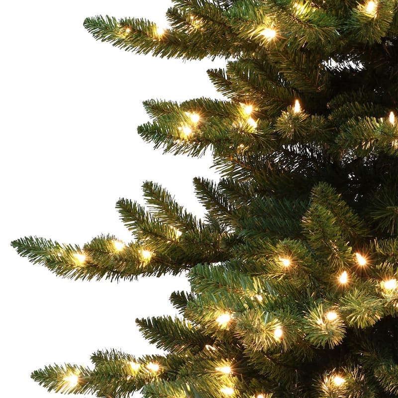 Puleo International 7.5 ft. Pre-Lit Royal Majestic Artificial Christmas Tree