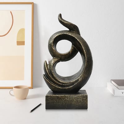 Modern Sculpture Decor Abstract Art Decoration Resin Ornament for Home