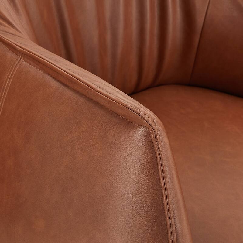 Brno Leather Gel Accent Chair by iNSPIRE Q Modern