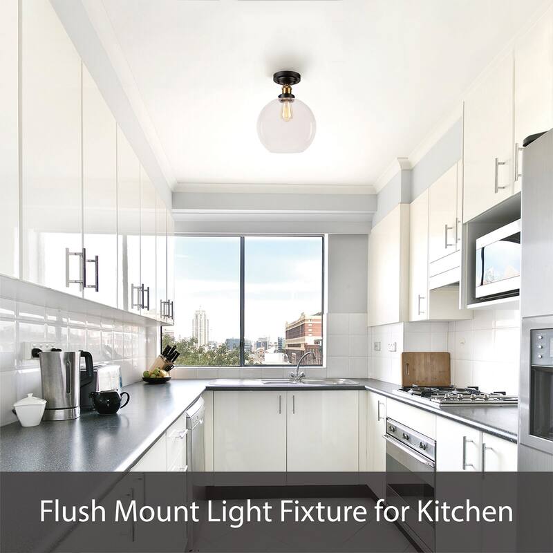 Aspen Creative Three-Light Flush Mount Ceiling Light Fixture, Brushed Nickel Finish, Wire Shade, 15-3/4" Diameter