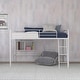 preview thumbnail 4 of 20, Avenue Greene Avery Junior Twin Metal Loft Bed