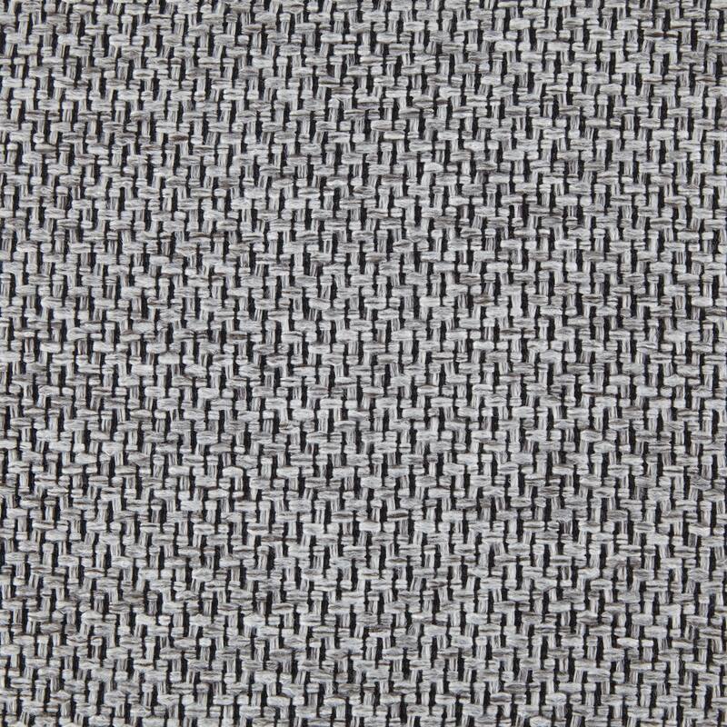 Finn Counter Stool in White Steel and Charcoall Fabric - Set of 2 - 19.5"Lx18"Wx25.75"H