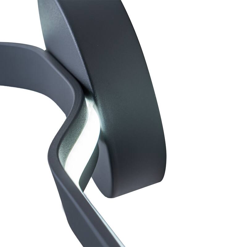 Modern Matte Black LED Wall Sconce with Linear Triac Dimmable Light