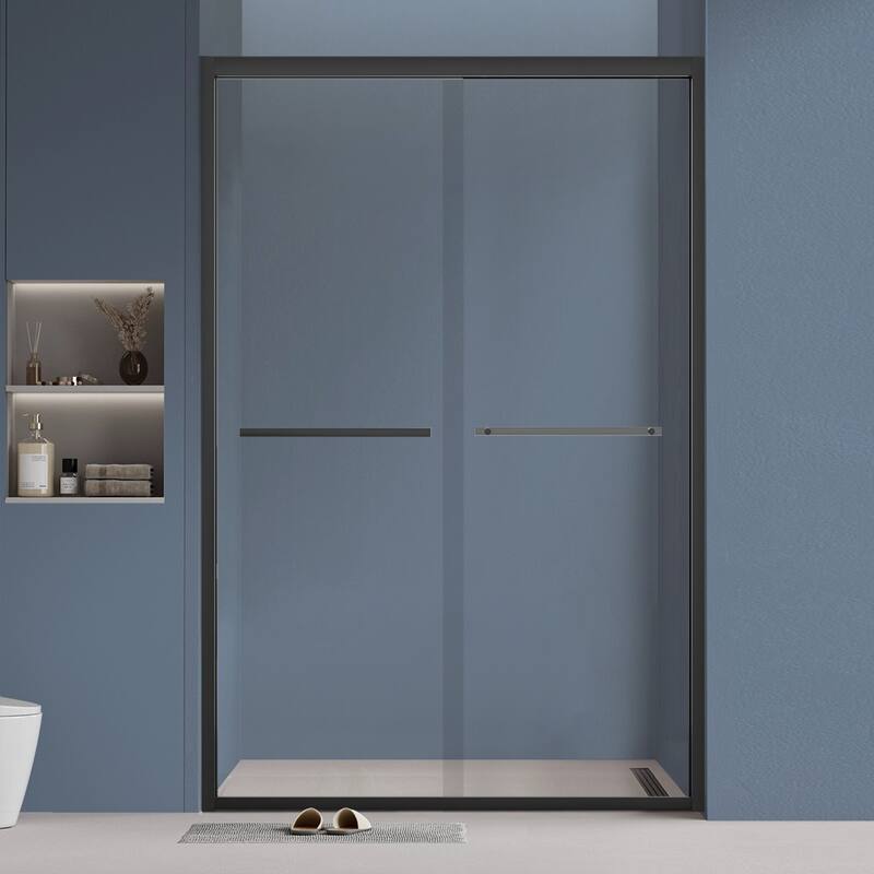 Topcraft 44“-48 ”W x 72 "H Aluminum Framed Sliding Shower Door - 48*72