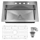 Option 4 Hole - Brushed Stainless Steel