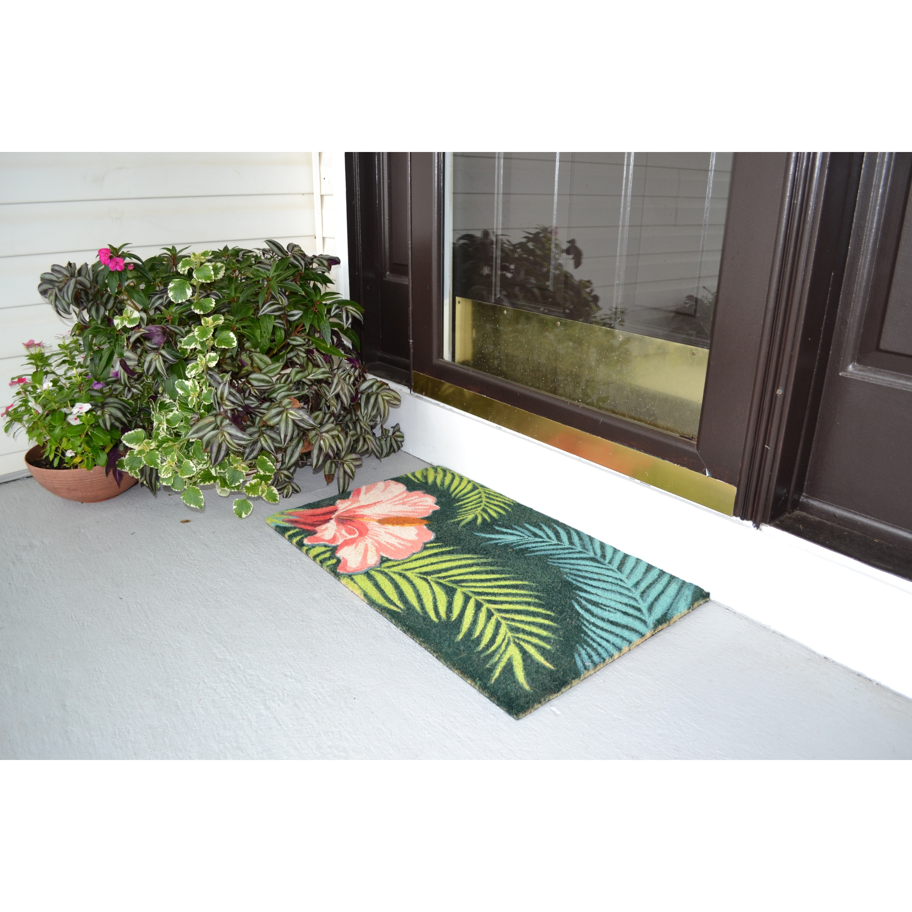 Tropical Outdoor Coir Non Skid Doormat