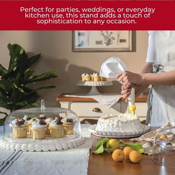 Guzzini Tiffany Cake Stand with Dome - Bed Bath & Beyond - 40841949
