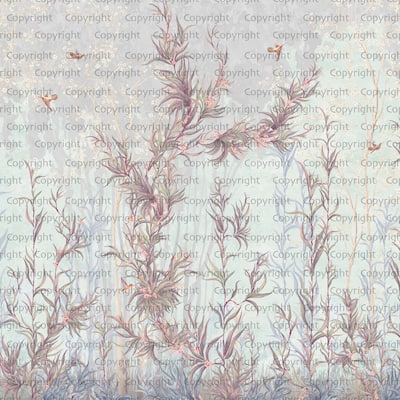 Delicate Wildflowers, Elegant Botanical Wallpaper Mural