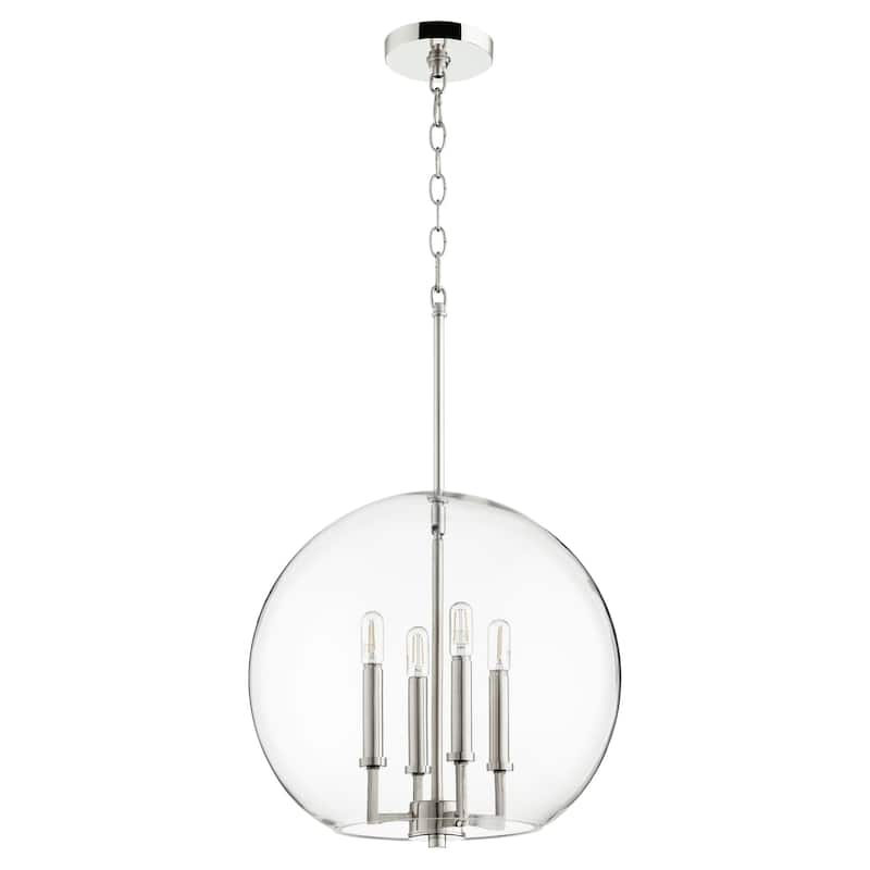 Quorum International Globe Pendant 4 Light 16" Wide Pendant