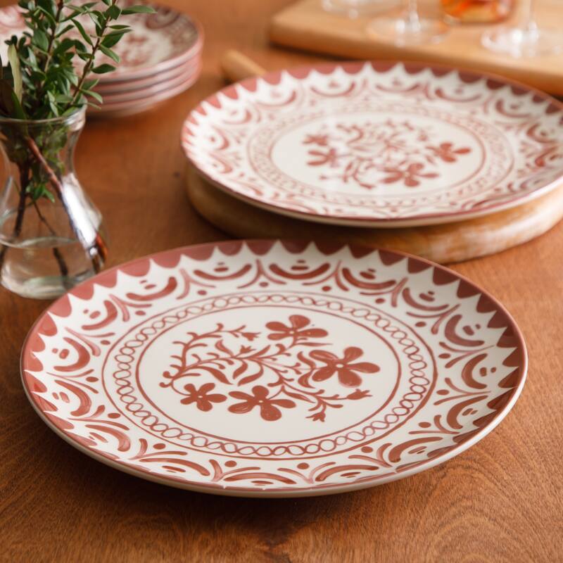 Bloomhouse - 2-Time Oprah's Favorite Things Valencia Flor 2 Piece 13" Serving Platter Set