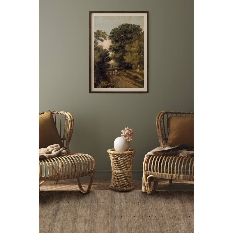 ECARPETGALLERY Hand Loomed Kashkuli Gabbeh Grey, Taupe Wool Rug - 5'3 x 7'4