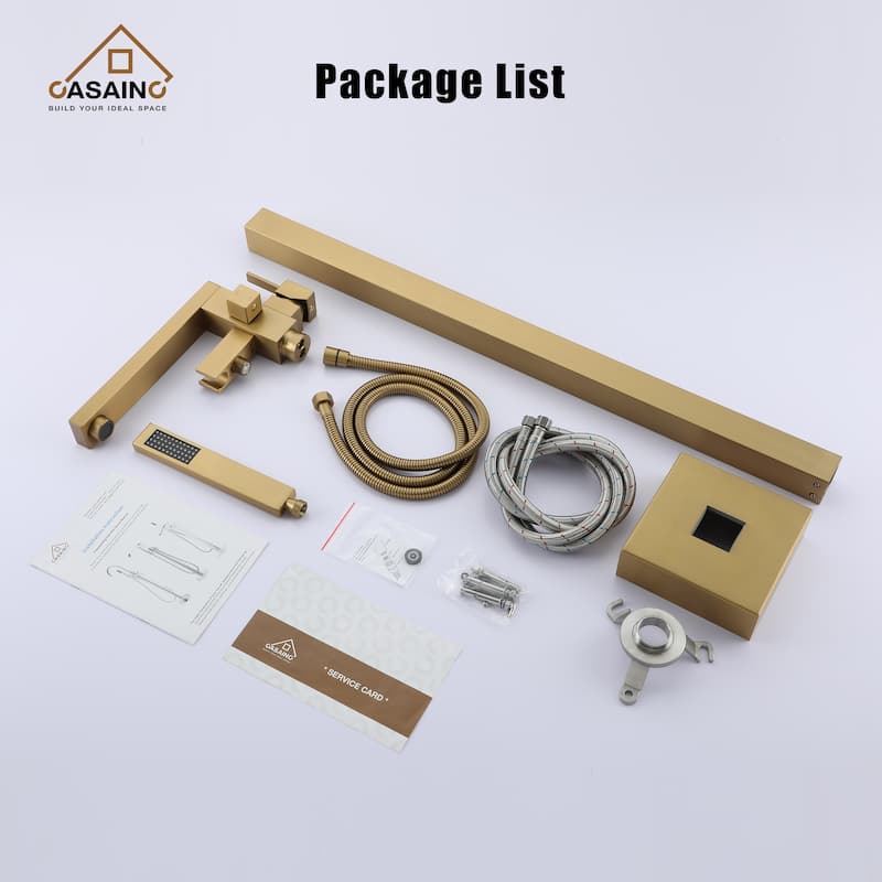 CASAINC Freestanding Single Handle Bathtub Faucet with CUPC Certification