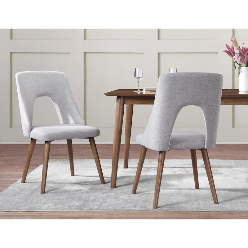 Lifestorey Clover Solid Wood Dining Chair (Set of 2) - Set of 2