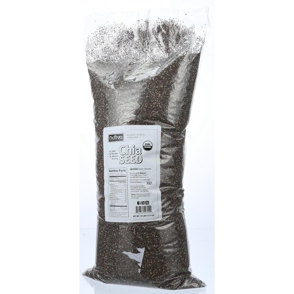 Nutiva Organic Chia Seeds - 10 lb