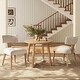 preview thumbnail 2 of 10, Louise 20" Chenille Upholstered Split Back Dining Side Chair (Set of 2)