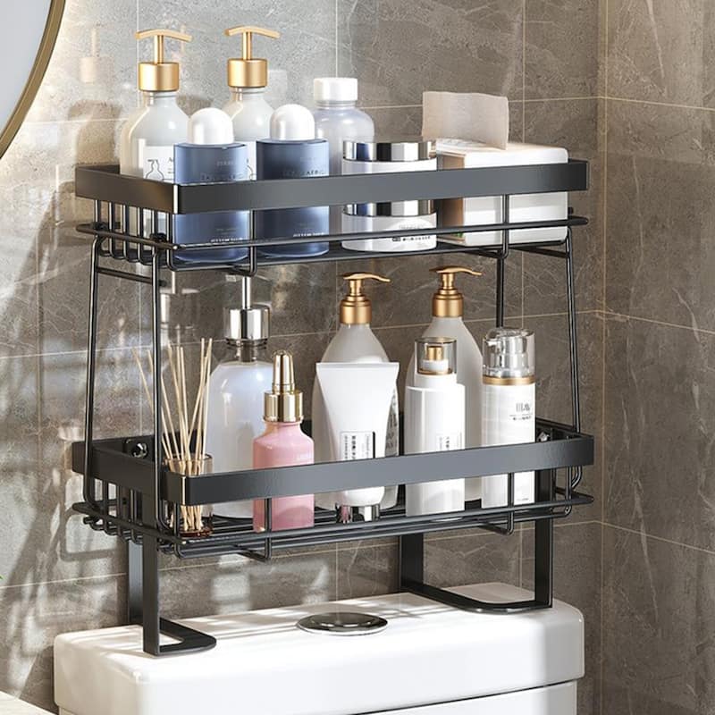 Over The Toilet Storage Shelf, Over Toilet Storage, Bathroom Storage Organizer, Back Of Toilet Shelf Organizer