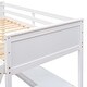 preview thumbnail 15 of 50, Modern Twin Size Wooden Loft Bed With Shelves and Desk,Solid Construction