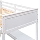 preview thumbnail 15 of 50, Twin Size Wooden Loft Bed With Shelves and Desk for Home