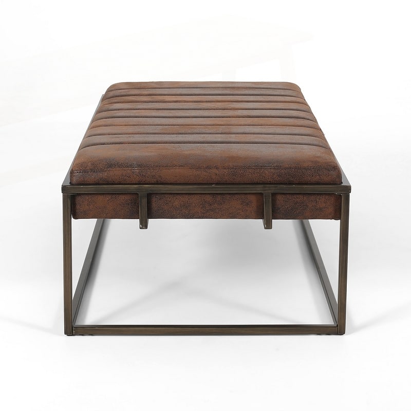 Comfortable Upholstered Ottoman Bench for Versatile Home Use