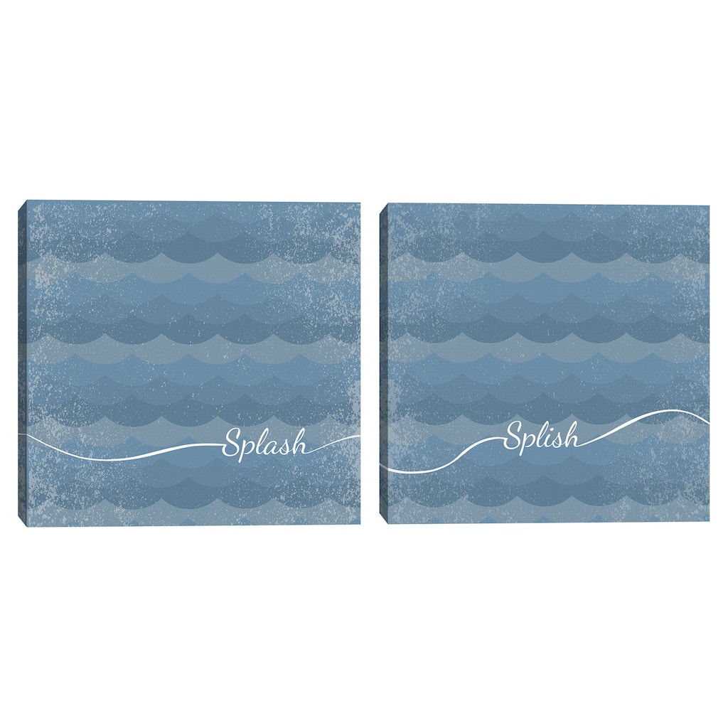 Splish & Splash by Design Lab Canvas S/2 by Design Lab Canvas Art Prints