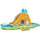 preview thumbnail 1 of 5, Sunny & Fun SpongeBob Inflatable Water Slide with Climbing Wall & Pool Kids - Multicolor