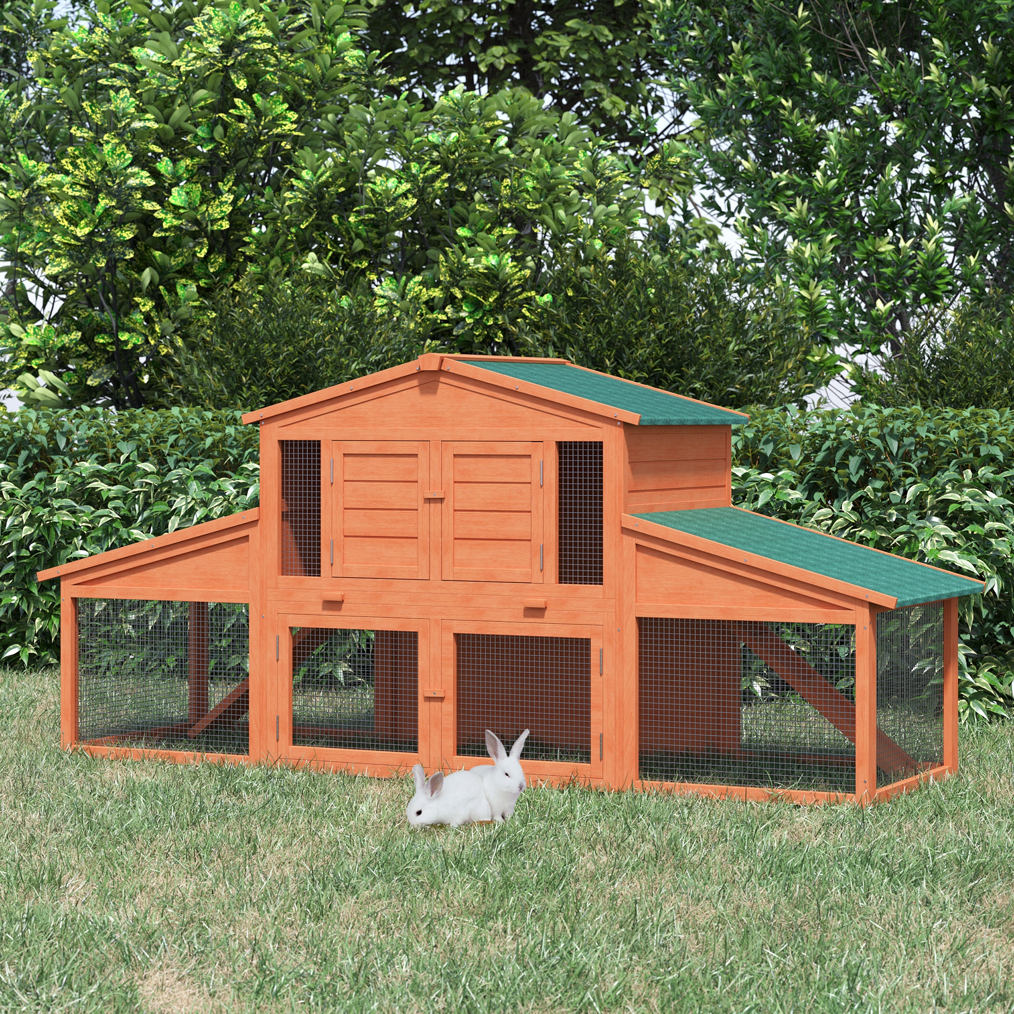 Deluxe rabbit hutch top