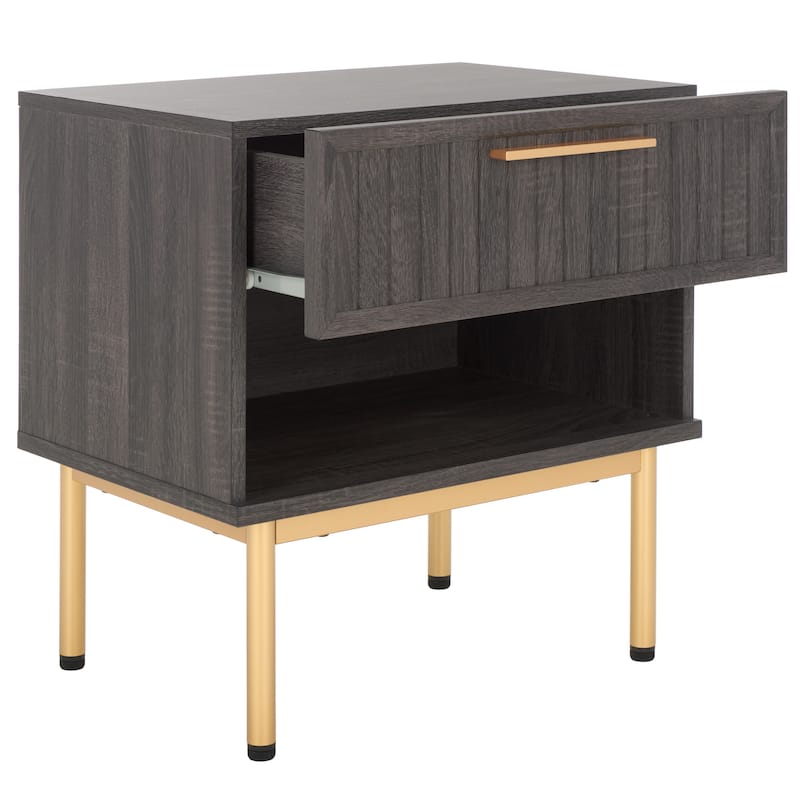 SAFAVIEH Home Axelle 1 Drawer Nightstand.