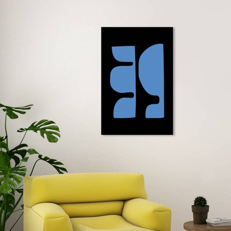 Wynwood Studio Canvas Abstract Branch Cut Poster Brown and Modern & Contemporary Wall Art Canvas Print - 20 x 30