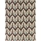preview thumbnail 7 of 9, Behring Transitional Trellis Area Rug 5'3" x 7' - Brown/Blue