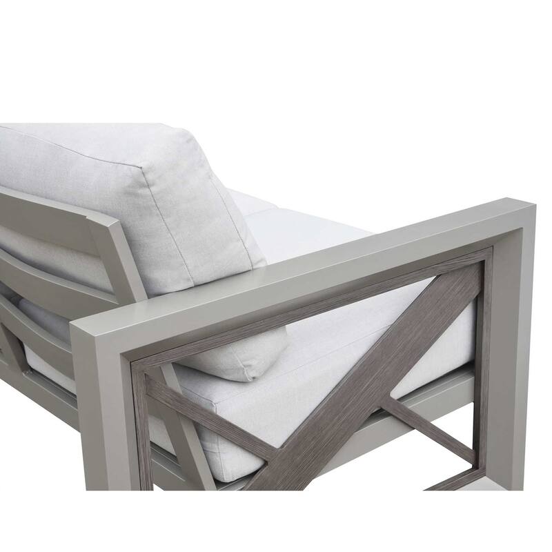 Diglur 2-Piece Outdoor Lounge Set, Gray