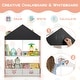 preview thumbnail 21 of 19, Playhouse Kids Bookshelf with Chalkboard and Whiteboard for 3-6 Years-Gray