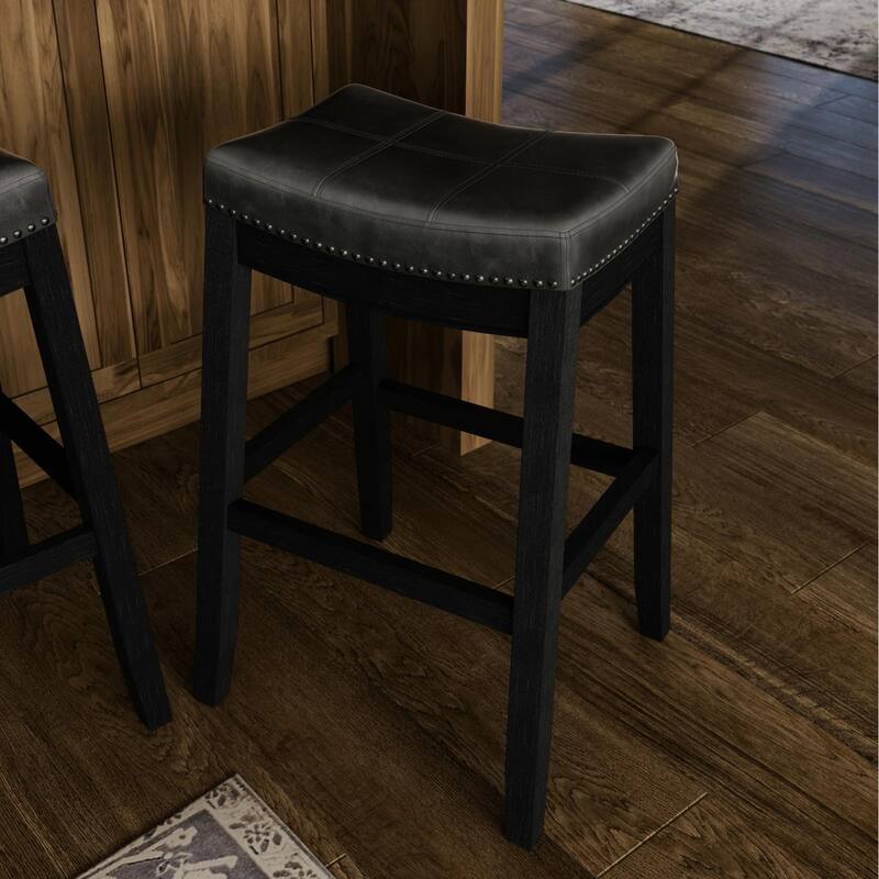 Maven Lane Sophia Saddle Kitchen Dining Stool