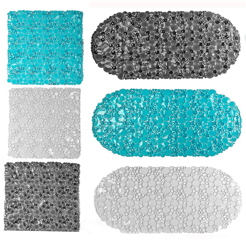 Bubbles Non-Slip Oval Bathtub Mat 28 L x 15 W