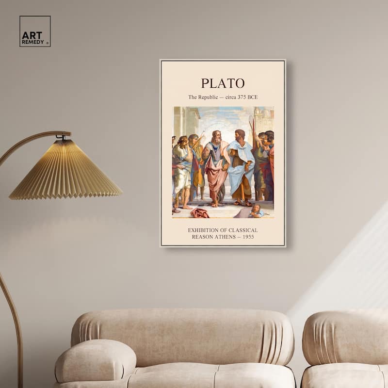 World of Plato's Republic Canvas by Art Remedy