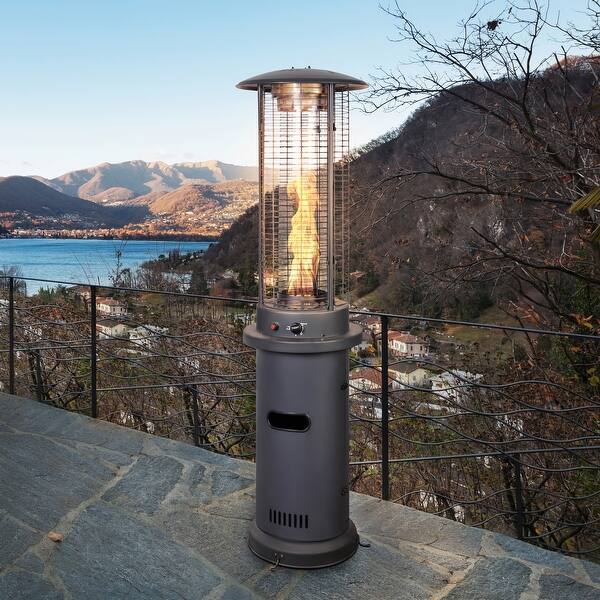 Shop 73 Charcoal Rapid Bond Induction Steel Outdoor Area Heater