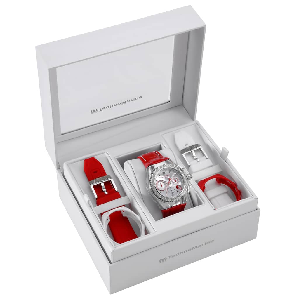 Technomarine Women's TM-117001 Cruise Quartz Multifunction White Dial Watch - Mother of Pearl