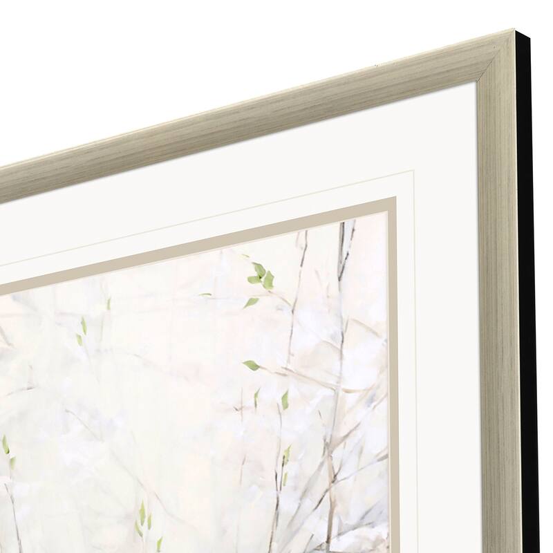 Birds in Trees I Framed Art Giclee Under Glass - Grey