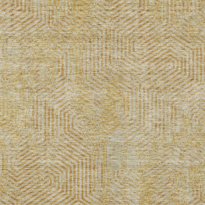 HomeRoots Geometric Transitional Rectangle Outdoor Rug