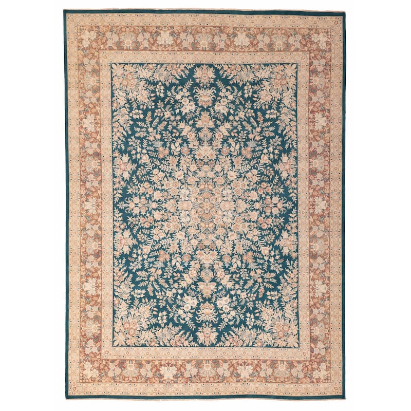 ECARPETGALLERY Hand-knotted Pako Persian 18 Of 20 Green Wool Rug - 9'0 x 12'4