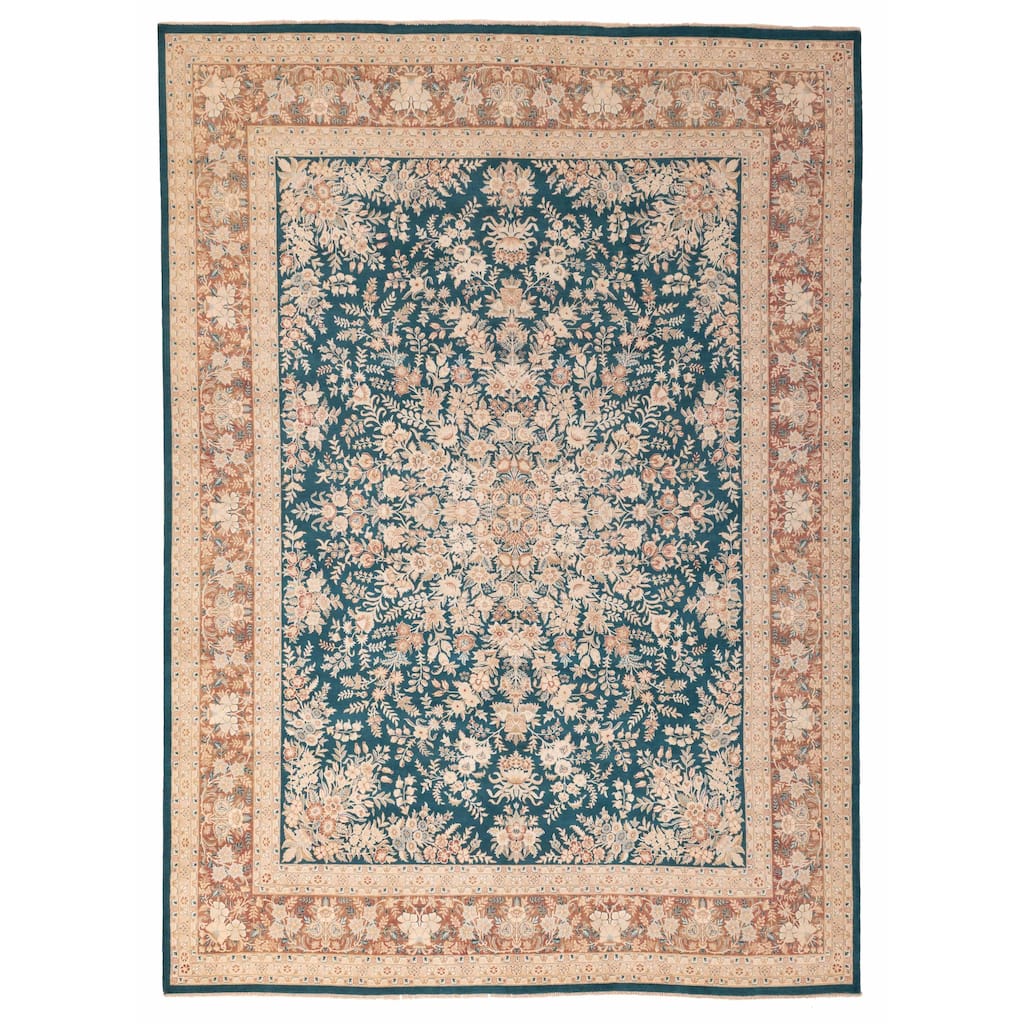 ECARPETGALLERY Hand-knotted Pako Persian 18 Of 20 Green Wool Rug - 9'0 x 12'4