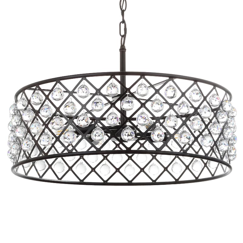 Toronto Crystal/Metal LED Pendant, by JONATHAN Y
