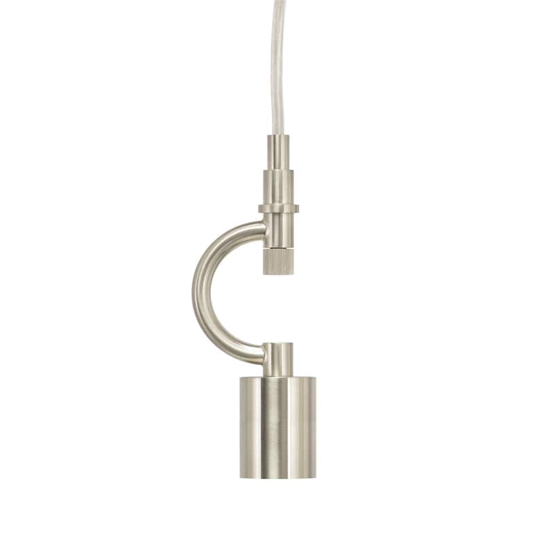 Brushed Pendant Kit with Canopy - N/A - Brushed Silver