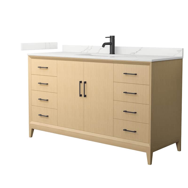 Wyndham Collection WCH7575-60S-QTZ-UNSMXX Janna 60" Free Standing