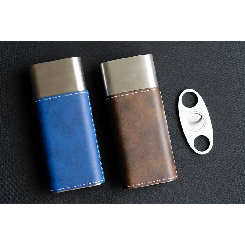 Cigar Holder Case, Cigar Cutter Included