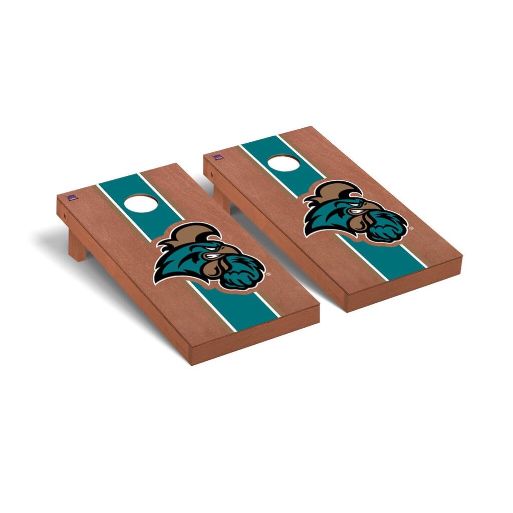 Coastal Carolina Chanticleers Rosewood Cornhole Board Set