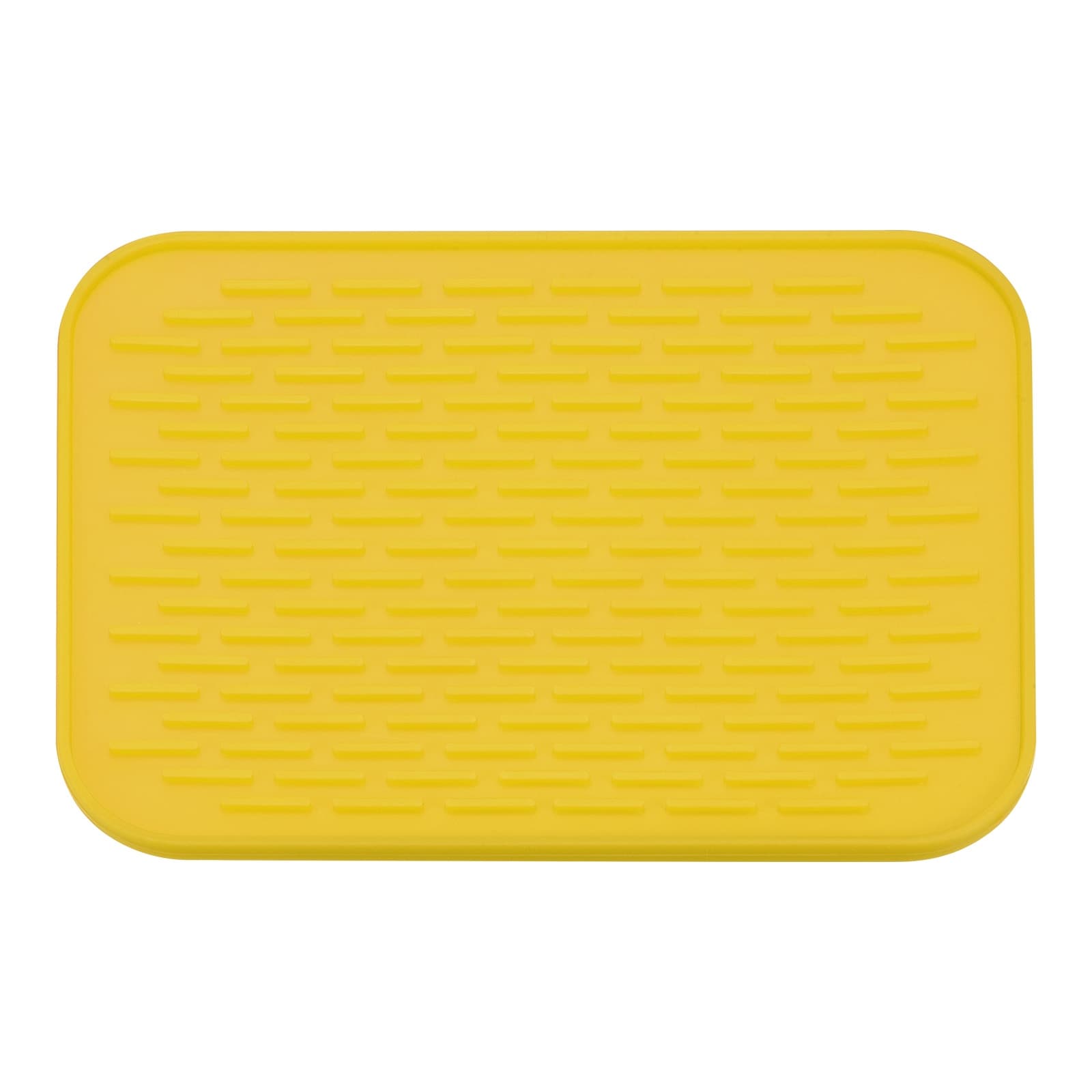 Cheer Collection Silicone Dish Drying Mat for Kitchen Counter, Silicone  Drying Pad and Trivet for Dishes, Dishwasher Safe and Heat Resistant